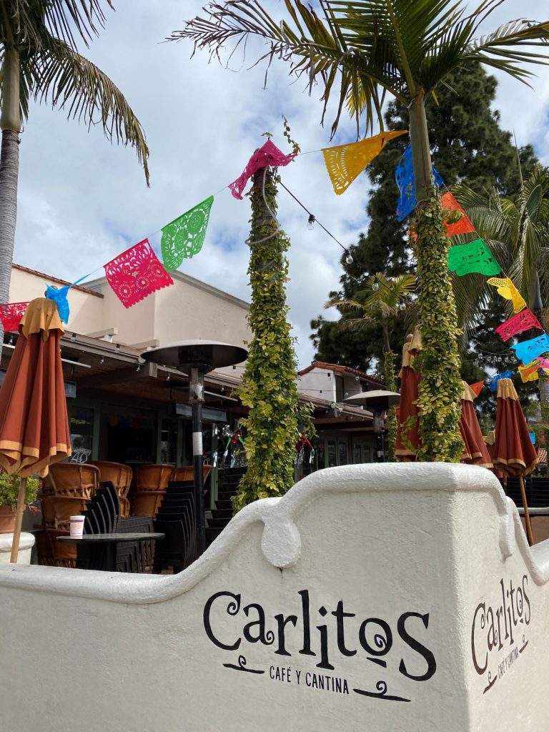 Patio at Carlitos Cafe in Santa Barbara, California
