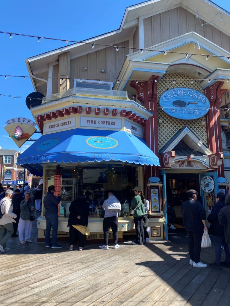 Crepe Cafe restaurant on Pier 39 