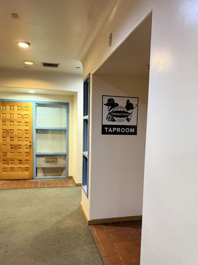 View of Desert Dogs Brewery and Cidery