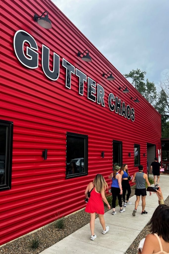 Gutter Chaos bowling and arcade in Broken Bow Oklahoma