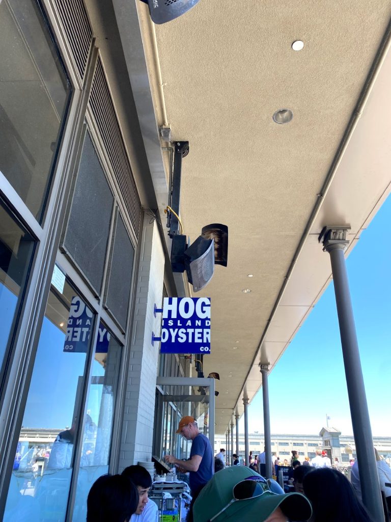 Hog Island Oyster Co in the San Francisco bay 