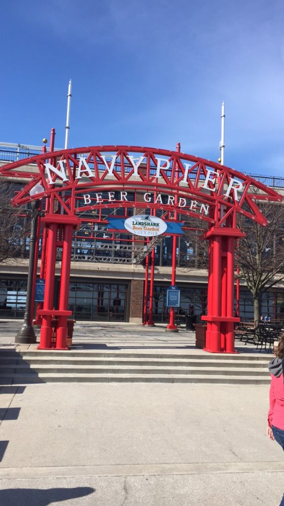 Entrance to Navy Pier in Chicago