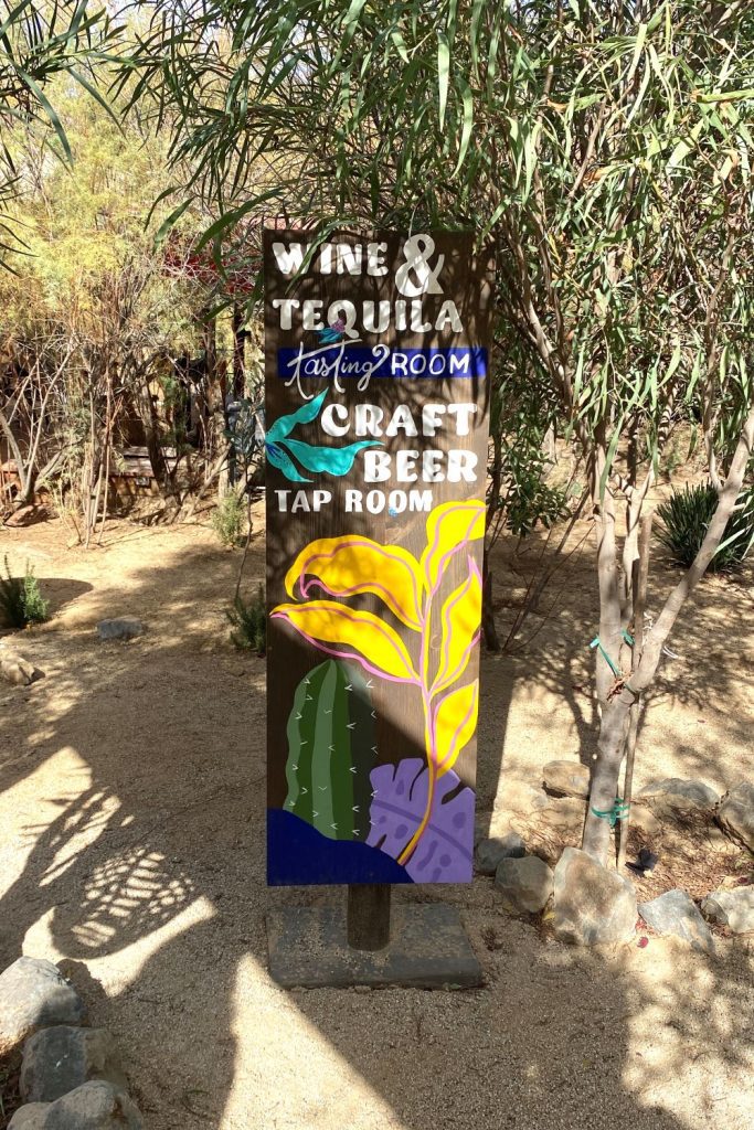 Yard Sign at Frida Winery