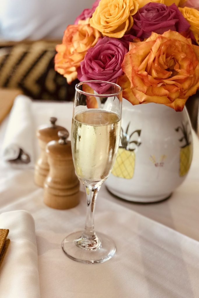 Brunch in Ivy at the Shore restaurant in Santa Monica