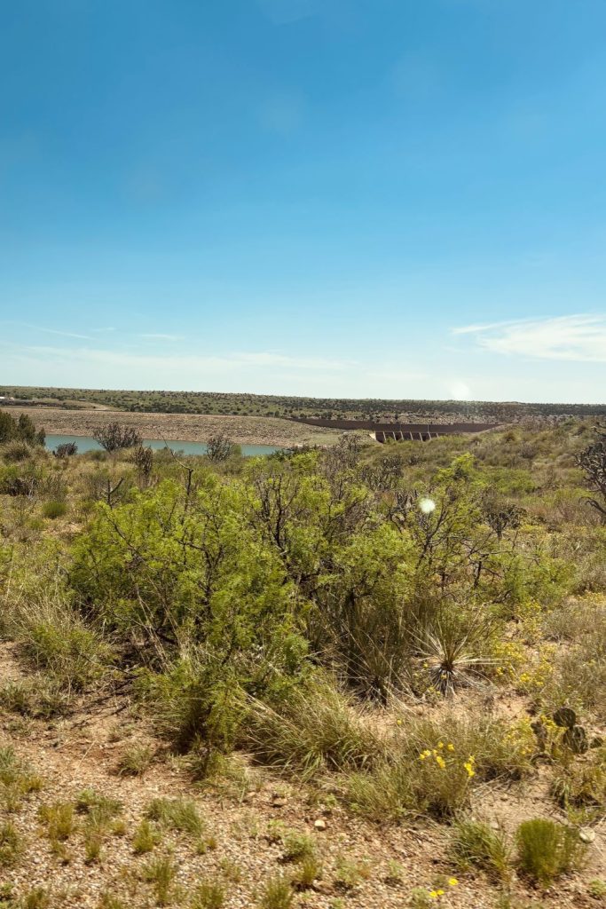 Sumner dam and reservoir 