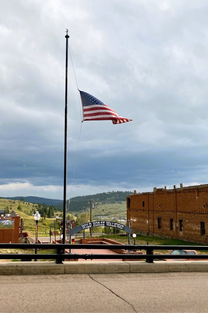 Old Cripple Creek Colorado Wild Horse Walkway