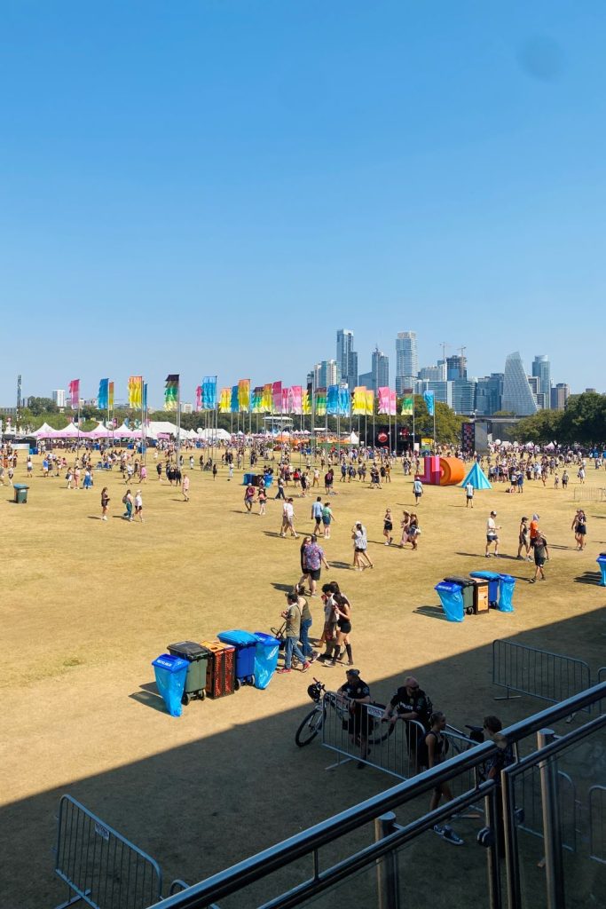View of Austin City Limits music festival in October 2024