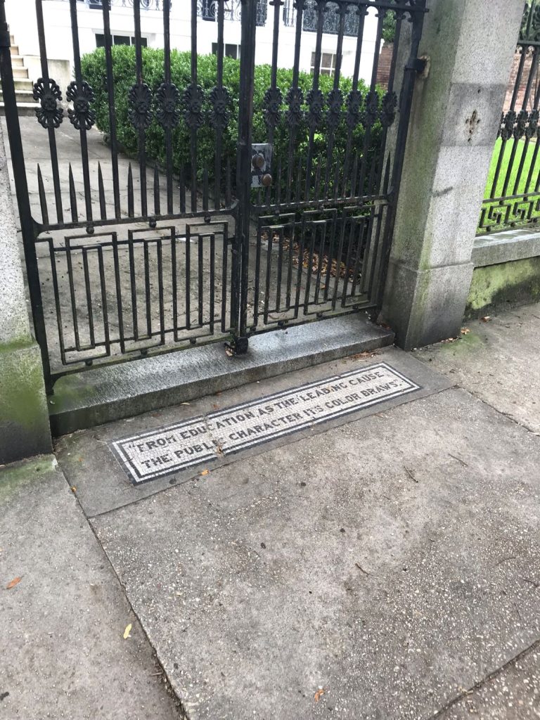 American Horror Story quote at Buckner Mansion New Orleans