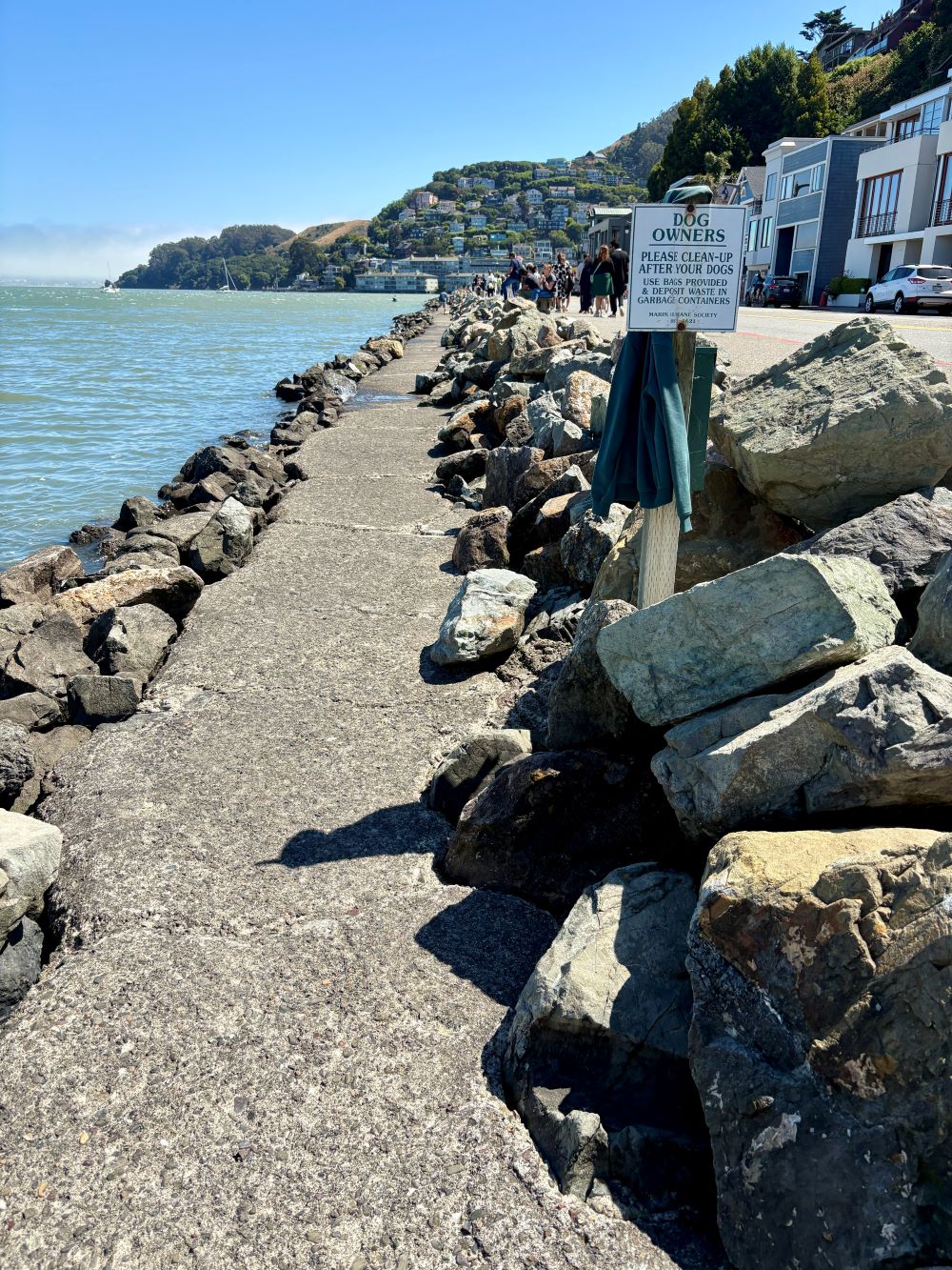 Shoreline in Sausalito CA