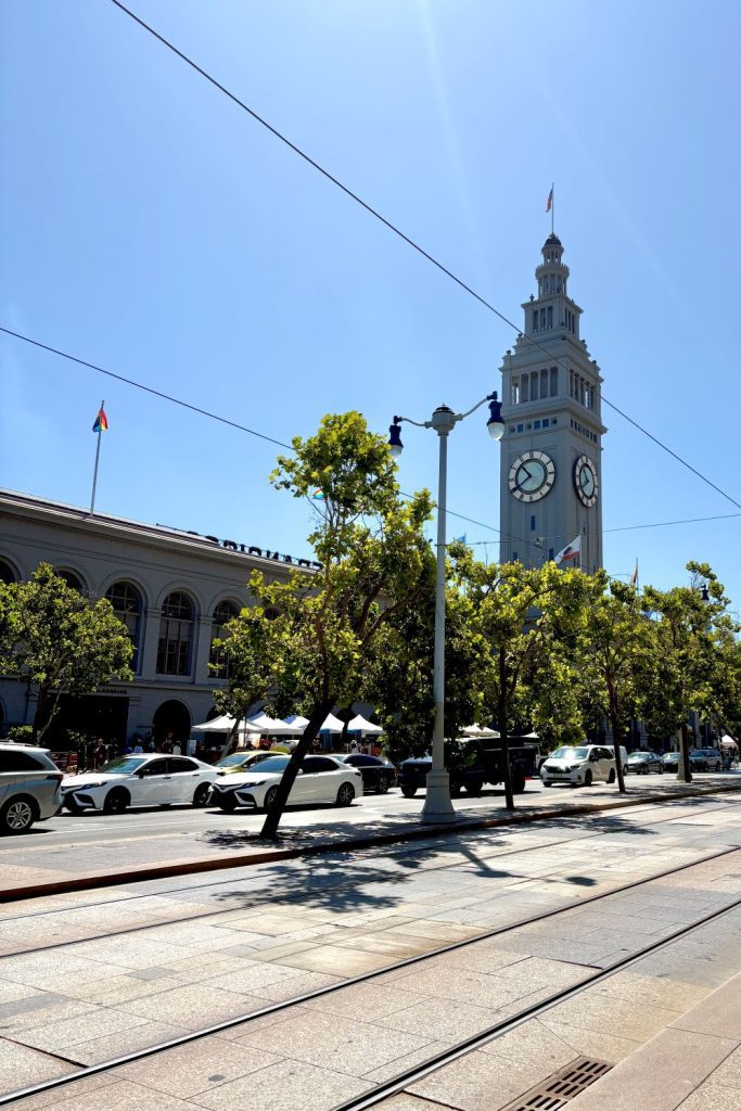 Front view of the Ferry Building in San Francisco