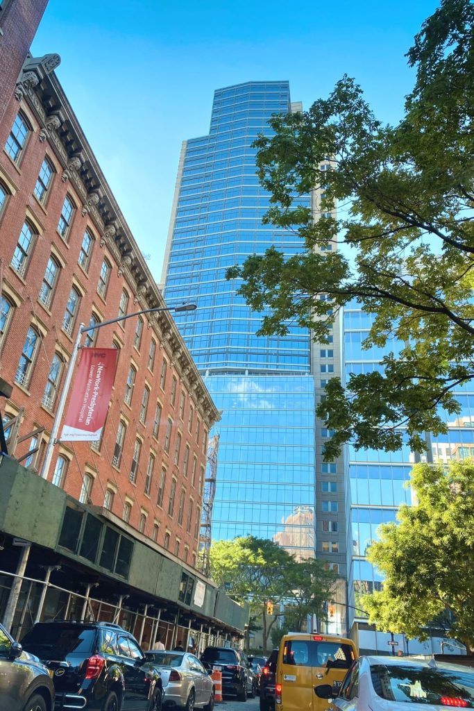 Tall buildings in Tribeca New York City