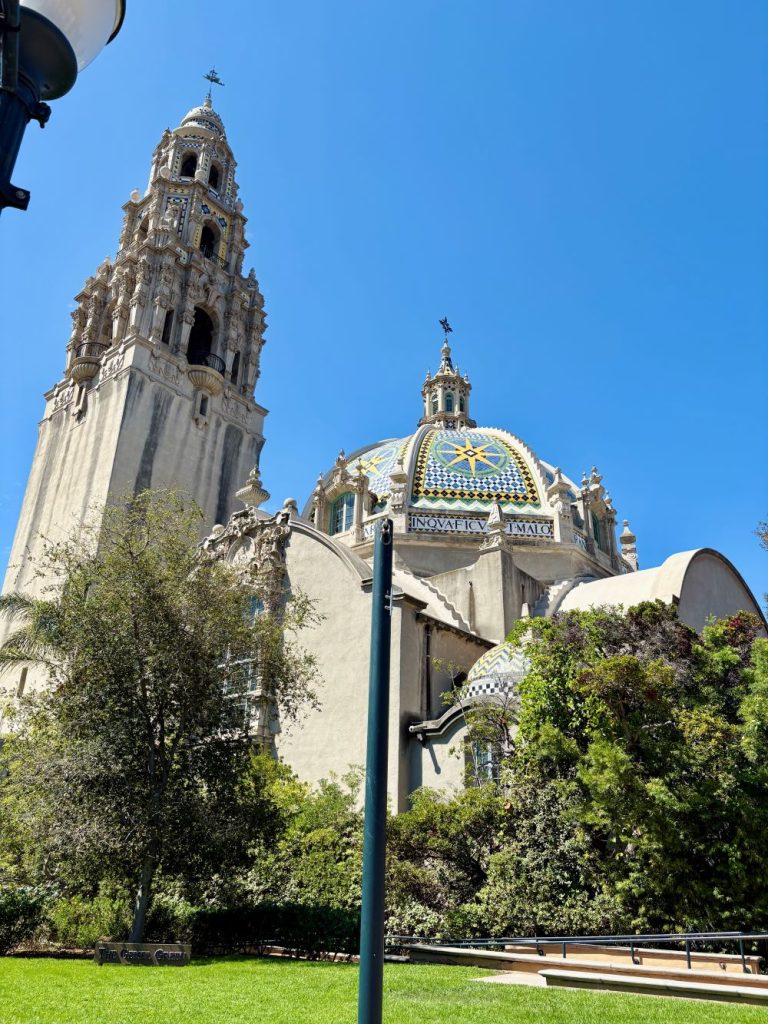 Street view of California Triangle in Balboa Park