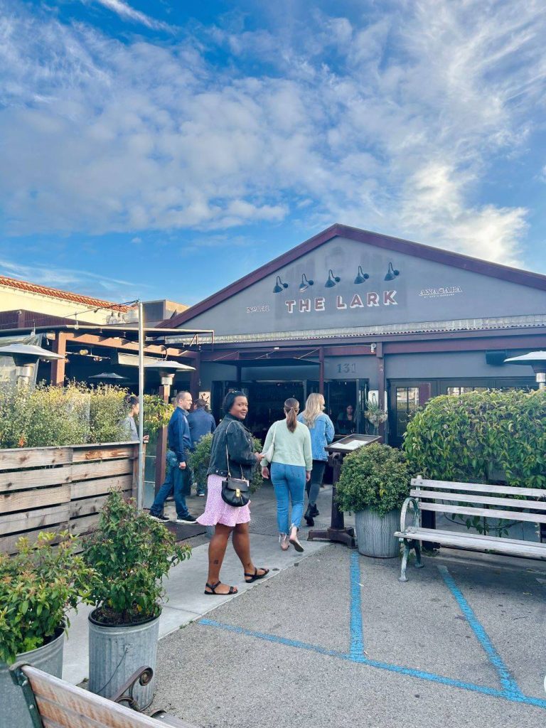 Outside The Lark Santa Barbara restaurant 